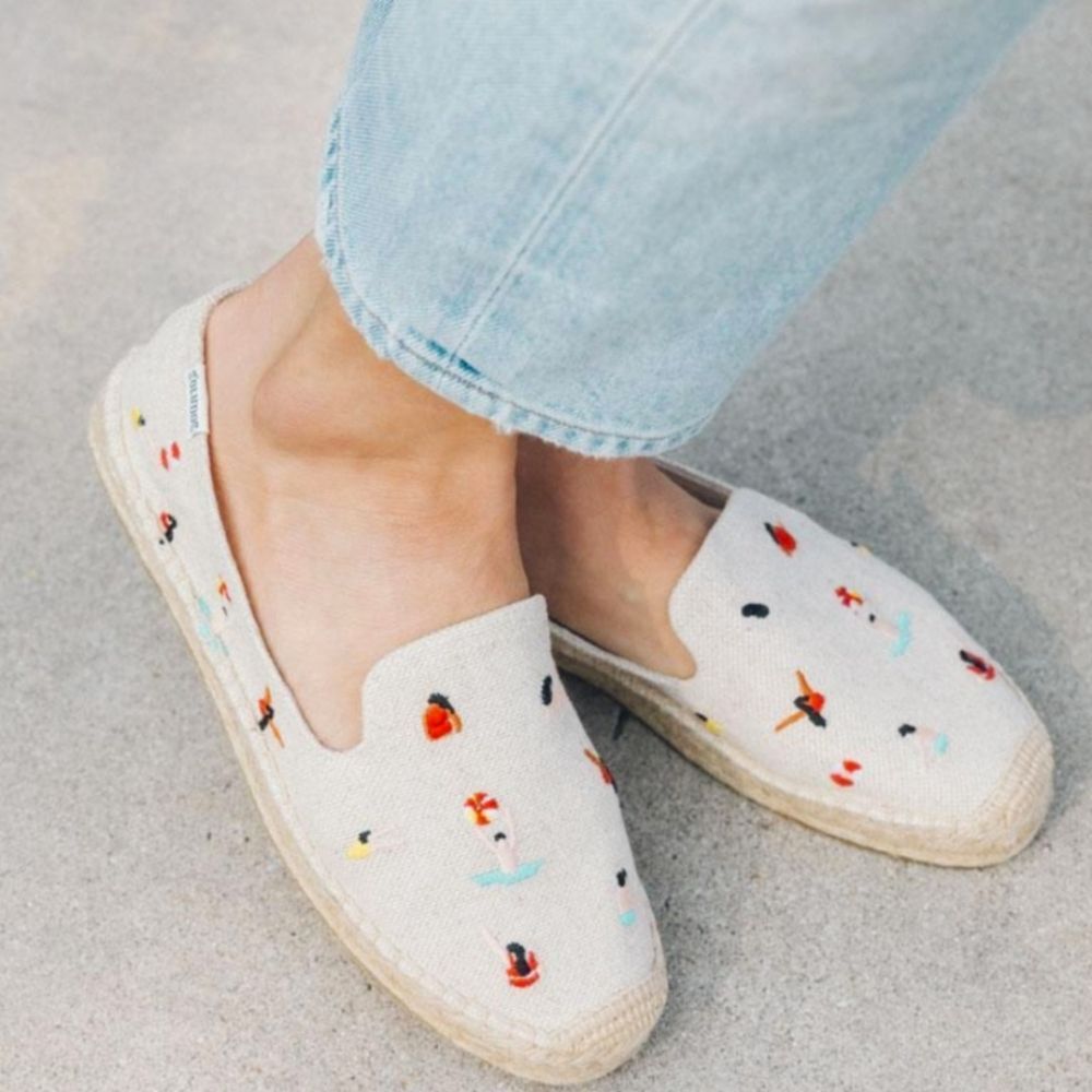 Soludos Swimmer's Embroidery Esprilles